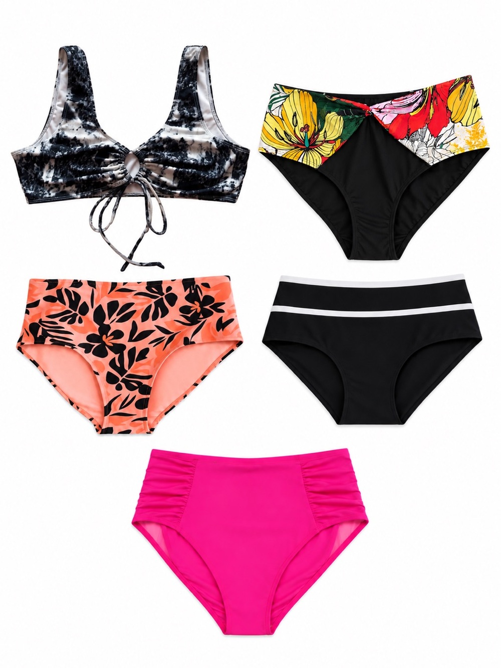 5 Piece Plus Size Bikini Bundle - SHEIN Old Navy Sun & Sea – 2X/20 GUC/NWT